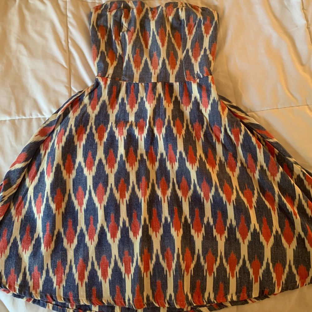Vintage Strapless Summer Dress